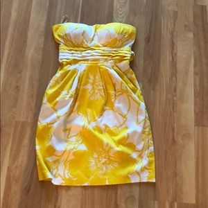 Tropical Strapless Dress